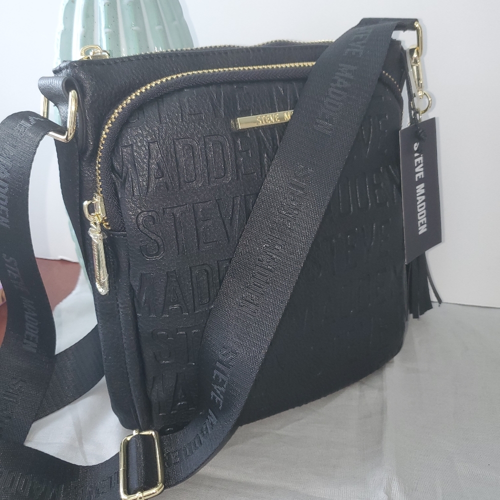 Steve Madden Black Crossbody Purse